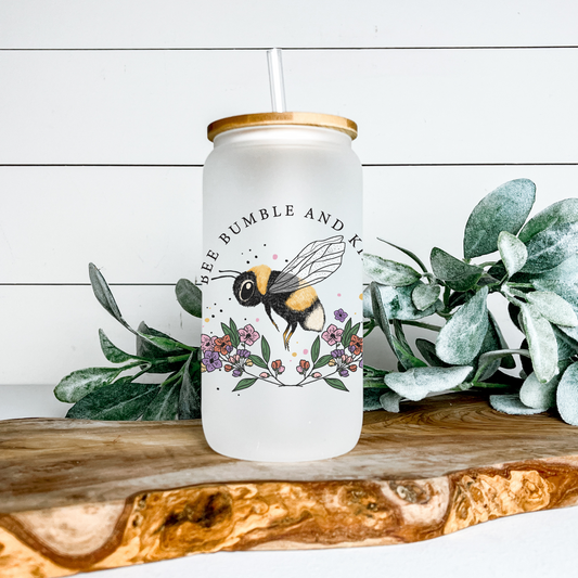 Bumble and Kind 16 oz Glass Can