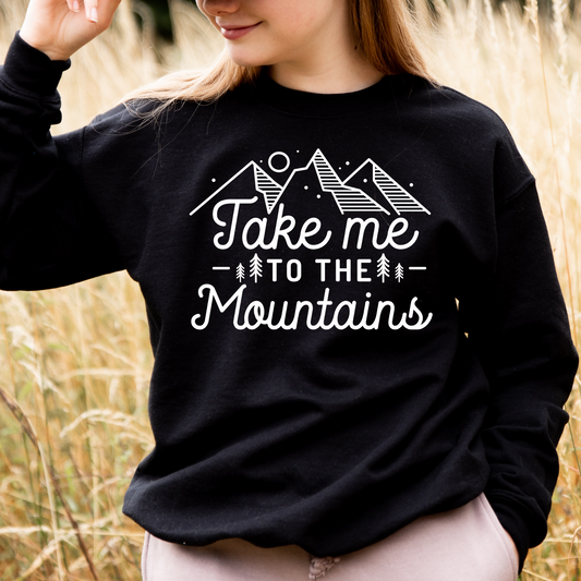 Take Me To The Mountains Crewneck