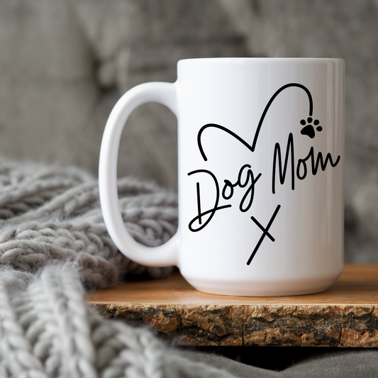 Dog Mom 15 oz Mug